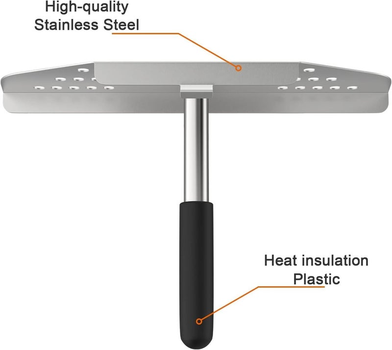 BBQ Future Pizza Ovens Door for Ooni Koda 12 Gas Pizza Oven, Heavy Duty Outdoor Pizza Oven Wind Guard with Handle & Ventilation Holes, BBQ Grill Accessories for Roast Meat, Fish or Steak - Image 4